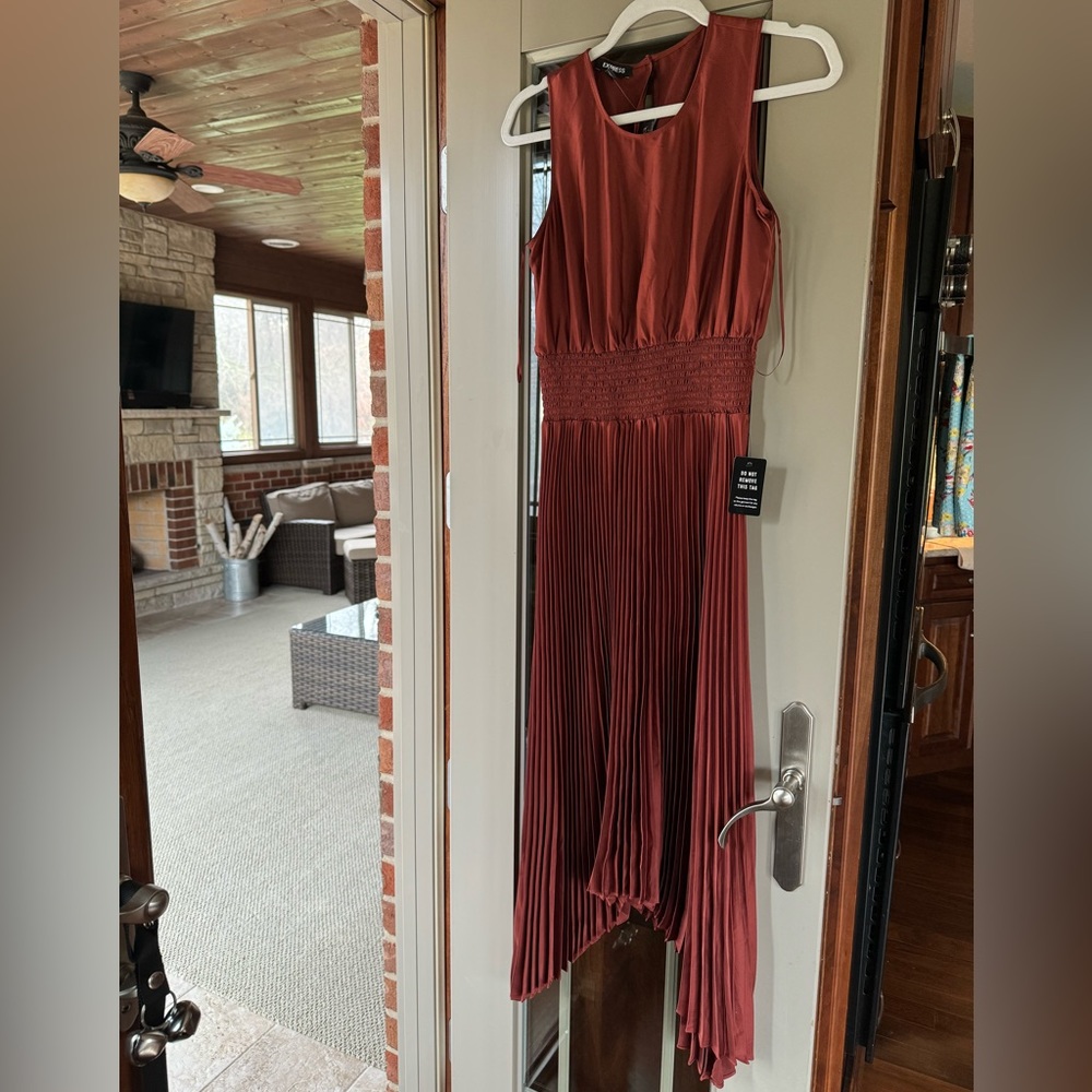 Midi Satin Dress
